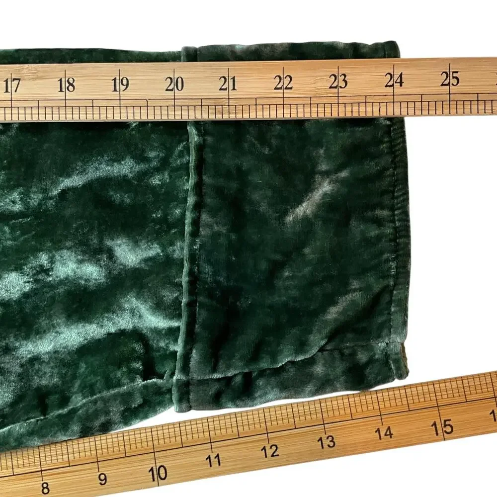 Pottery Barn Teen Slytherin Robe Kids Medium Green Velvet Harry Potter Belted